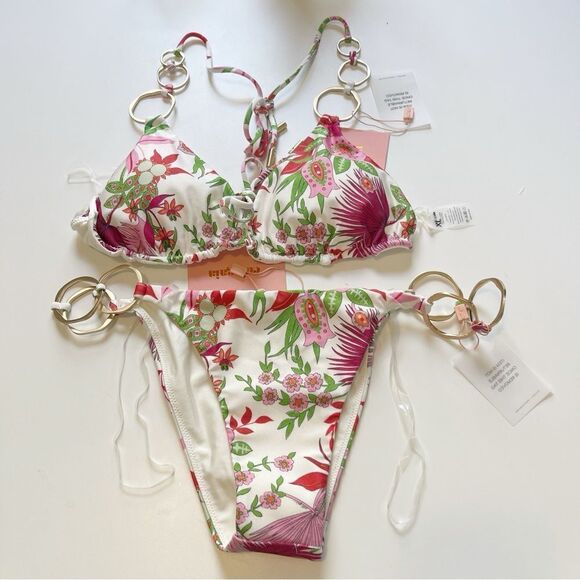 CULT GAIA Set Zoey Top & Bottom Bikini in Size XL - Picture 3 of 9